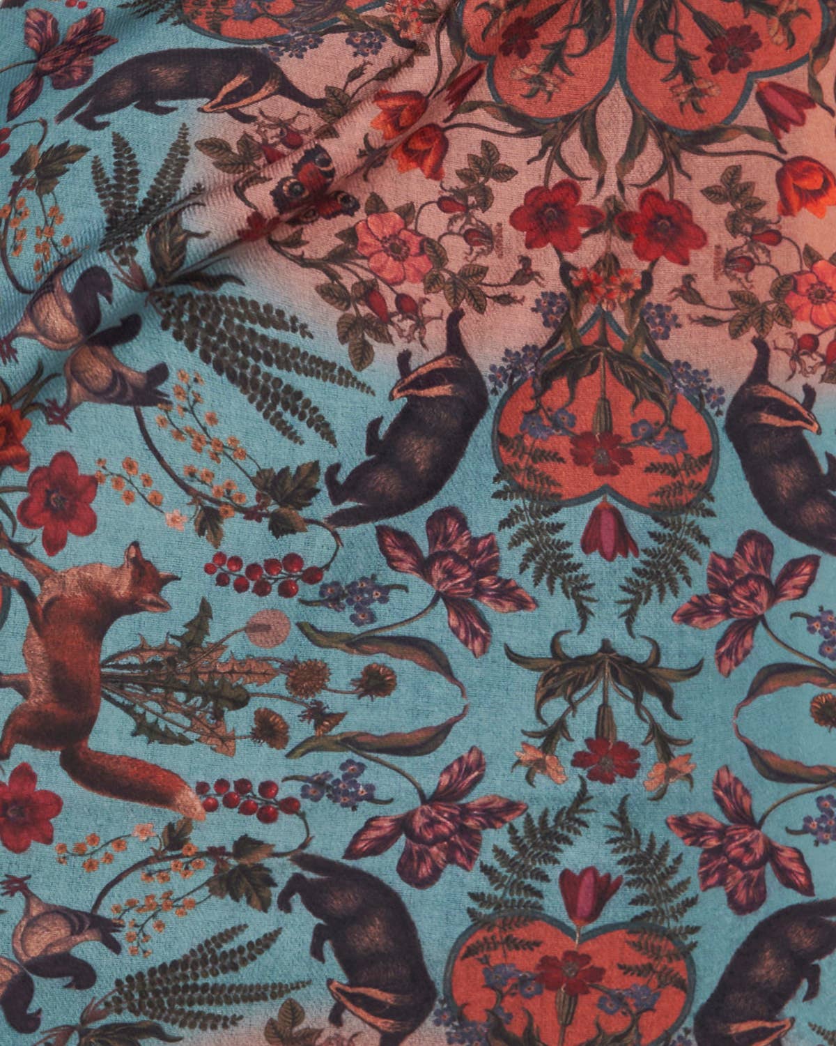 Folksy Fox türkíz sál