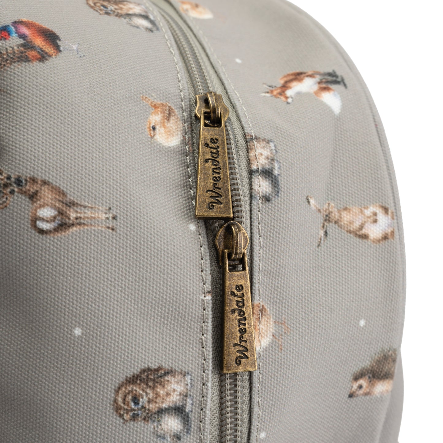 Wrendale Designs - Erdei állatos hátizsák bézs színben