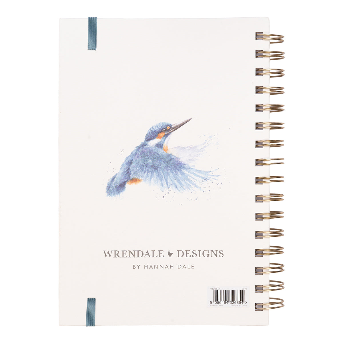 Wrendale Designs - Spirálos jegyzetfüzet - Jégmadár (A5 sima)