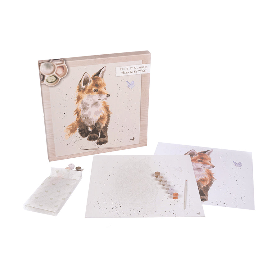 Wrendale Designs - Festés számokkal - 'Vadnak született' (Rókás)