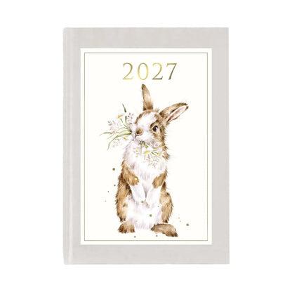 Wrendale Designs Felxi naptár 2027 nyuszis - heti beosztású (angol nyelven)