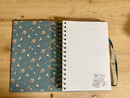 Wrendale Designs - A5 Jegyzetfüzet - Rókakölykök