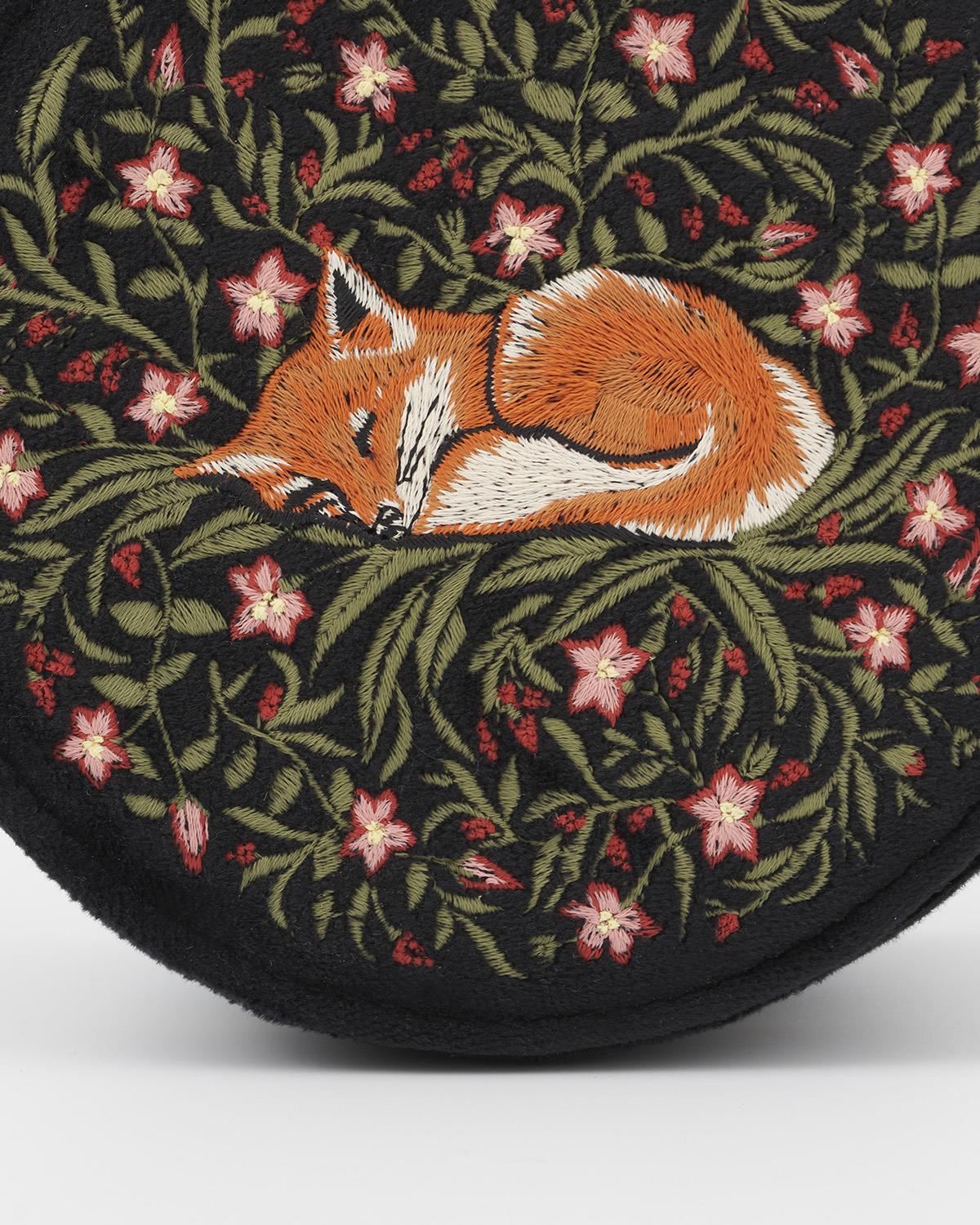 Sleepy Fox kerek ékszerdoboz