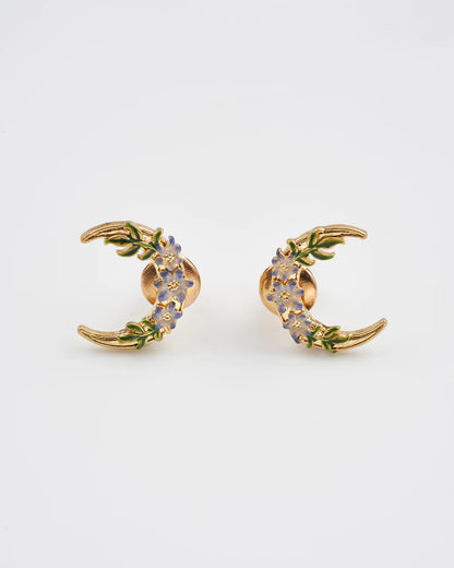 Éjszakai árnyék hold alakú fülbevaló