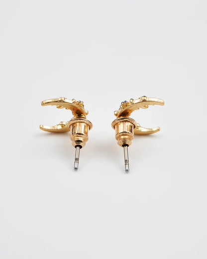 Éjszakai árnyék hold alakú fülbevaló