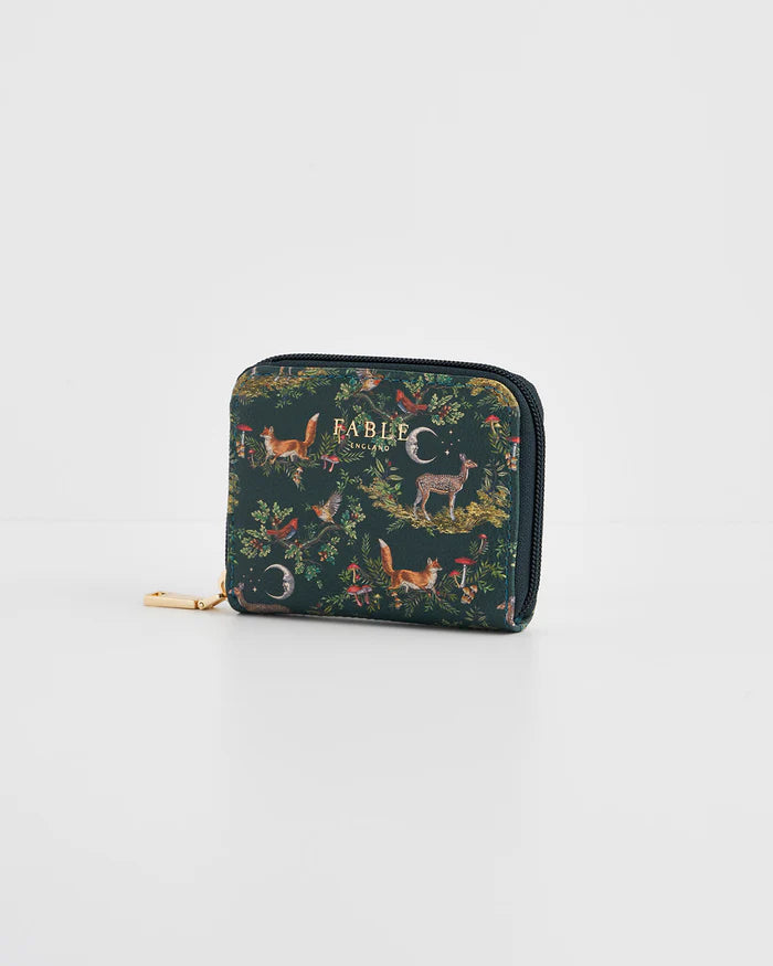 Into the woods kicsi zöld pénztárca