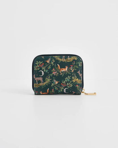 Into the woods kicsi zöld pénztárca