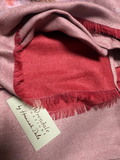 Wrendale Designs - Vörösbegy téli meleg sál