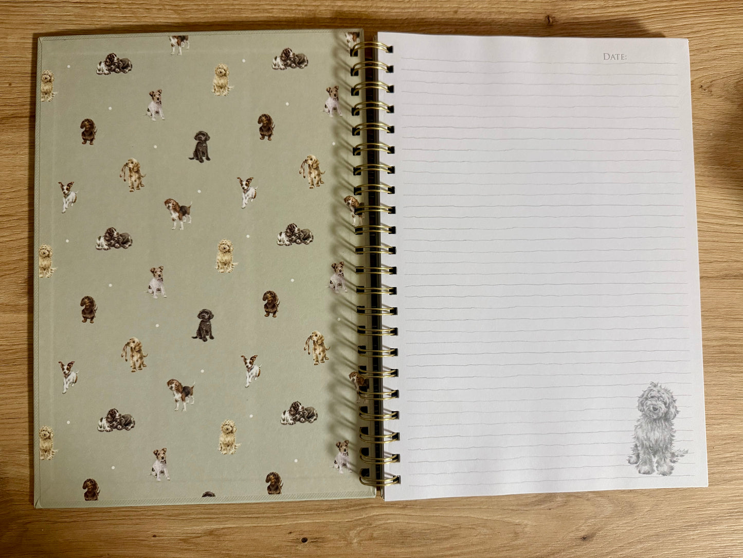 Wrendale Designs - A4 Jegyzetfüzet - Kutyák (szürke)