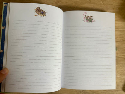 Wrendale Designs - Egeres jegyzetfüzet aranyszínű élfestéssel