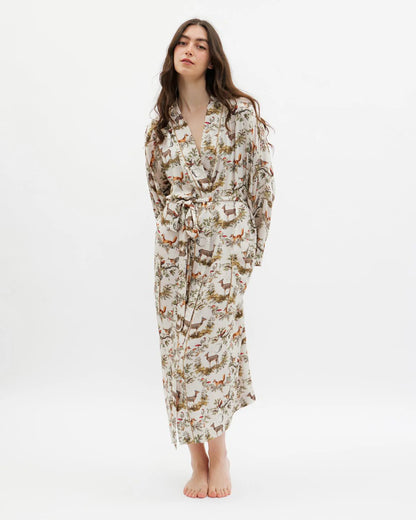 Éjszakai meseerdő kimono - kristály szürke