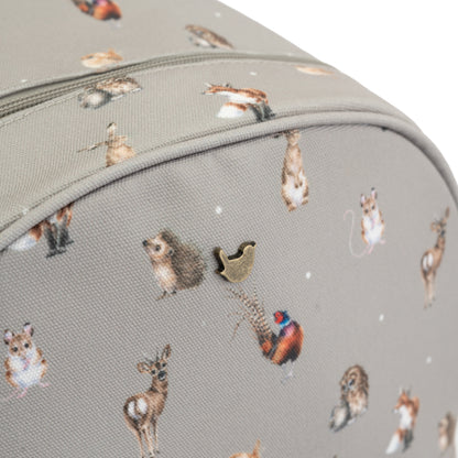 Wrendale Designs - Erdei állatos hátizsák bézs színben