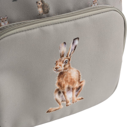 Wrendale Designs - Erdei állatos hátizsák bézs színben