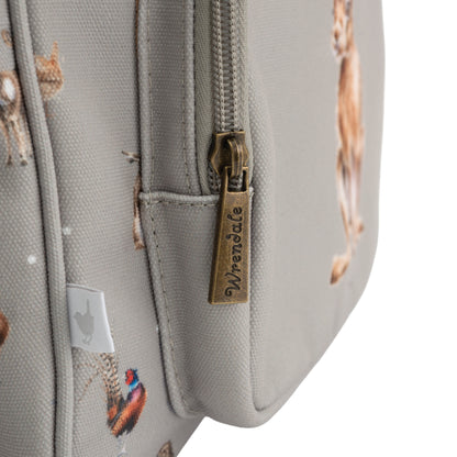 Wrendale Designs - Erdei állatos hátizsák bézs színben