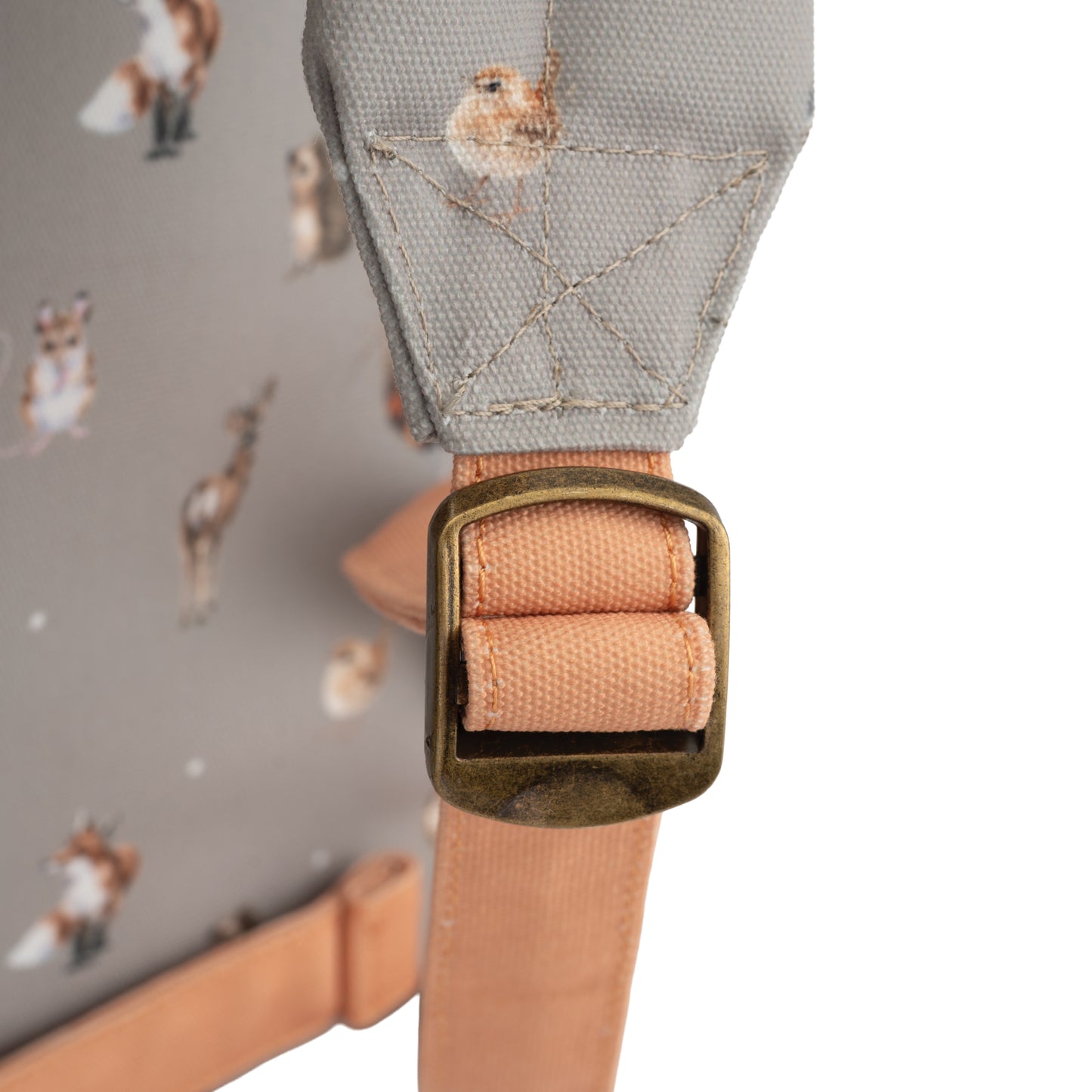 Wrendale Designs - Erdei állatos hátizsák bézs színben