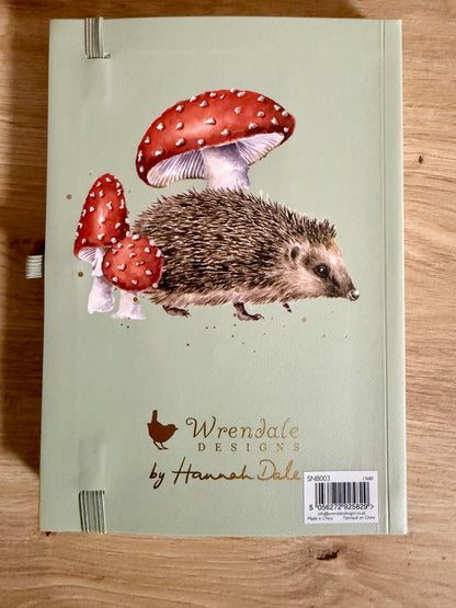 Wrendale Designs - Egeres jegyzetfüzet aranyszínű élfestéssel