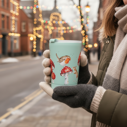 Wrendale Designs - Utazópohár/termosz (kerti barátok)