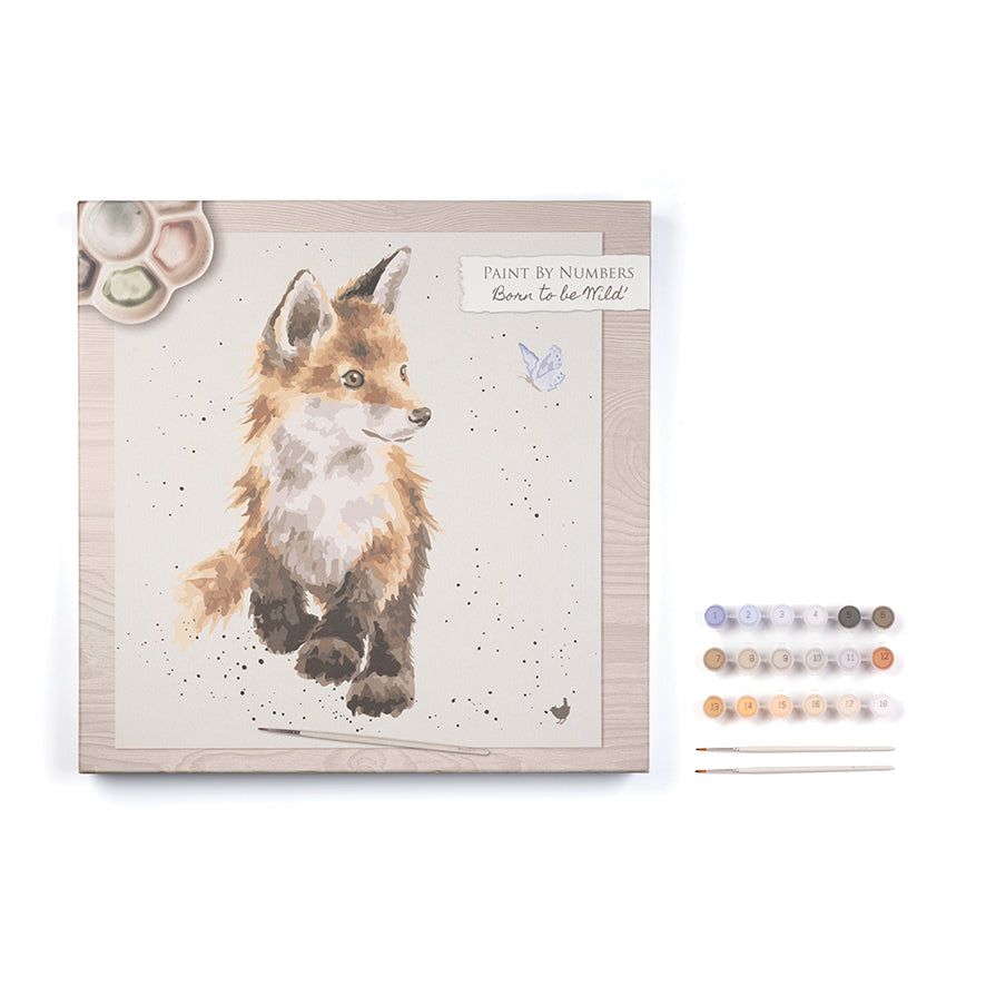 Wrendale Designs - Festés számokkal - 'Vadnak született' (Rókás)