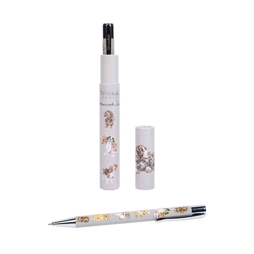 Wrendale Designs - Fekete golyóstoll - 'Egy kutya élete' -