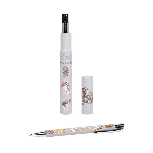 Wrendale Designs - Fekete golyóstoll - 'Egy kutya élete' -