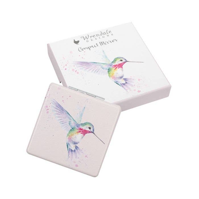 Wrendale Designs - Kolibris kompakt tükör