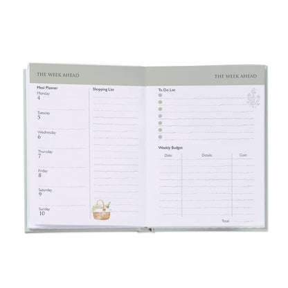 Határidőnapló 'Hello 2026' - heti beosztású